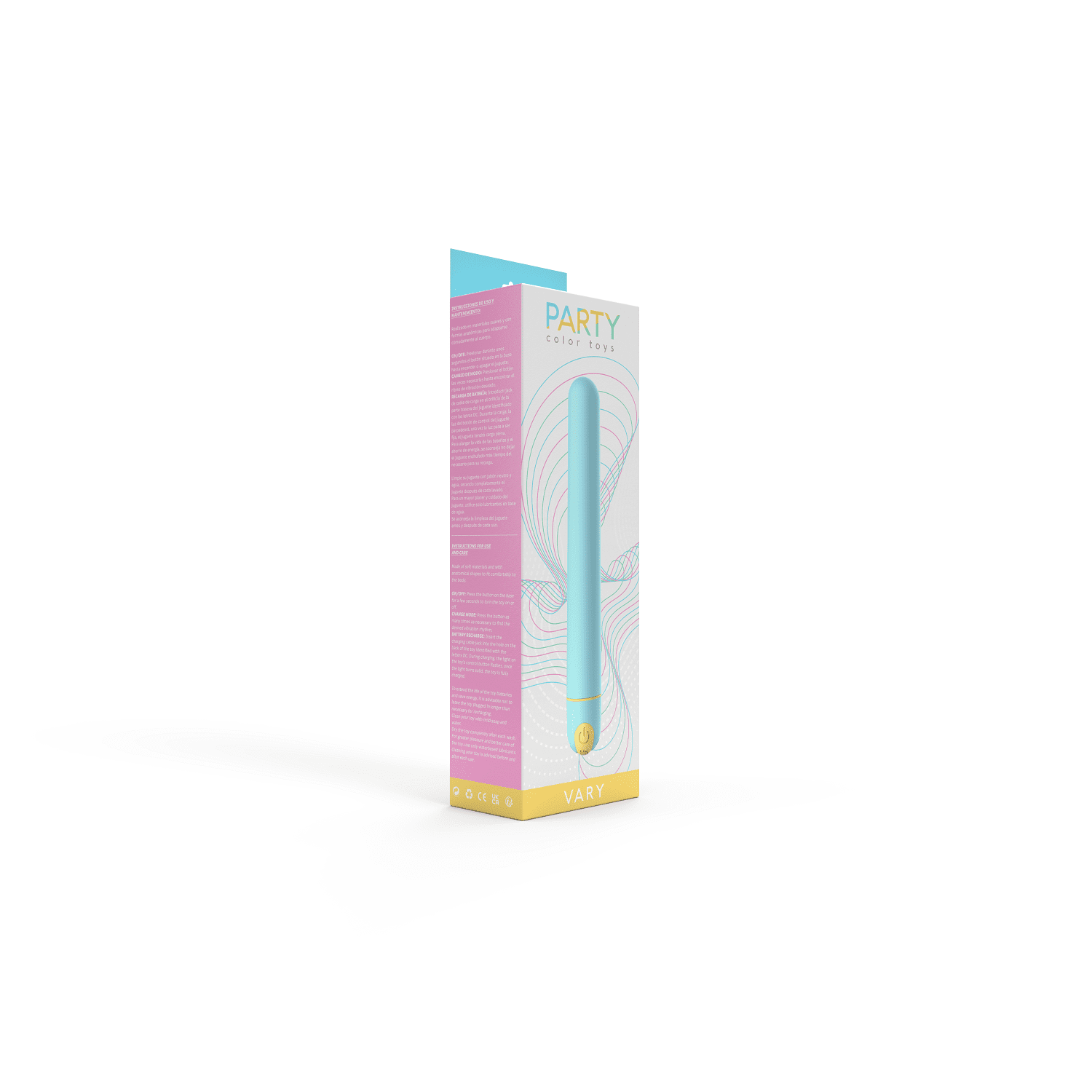 VIBRADOR VARY AZUL USB