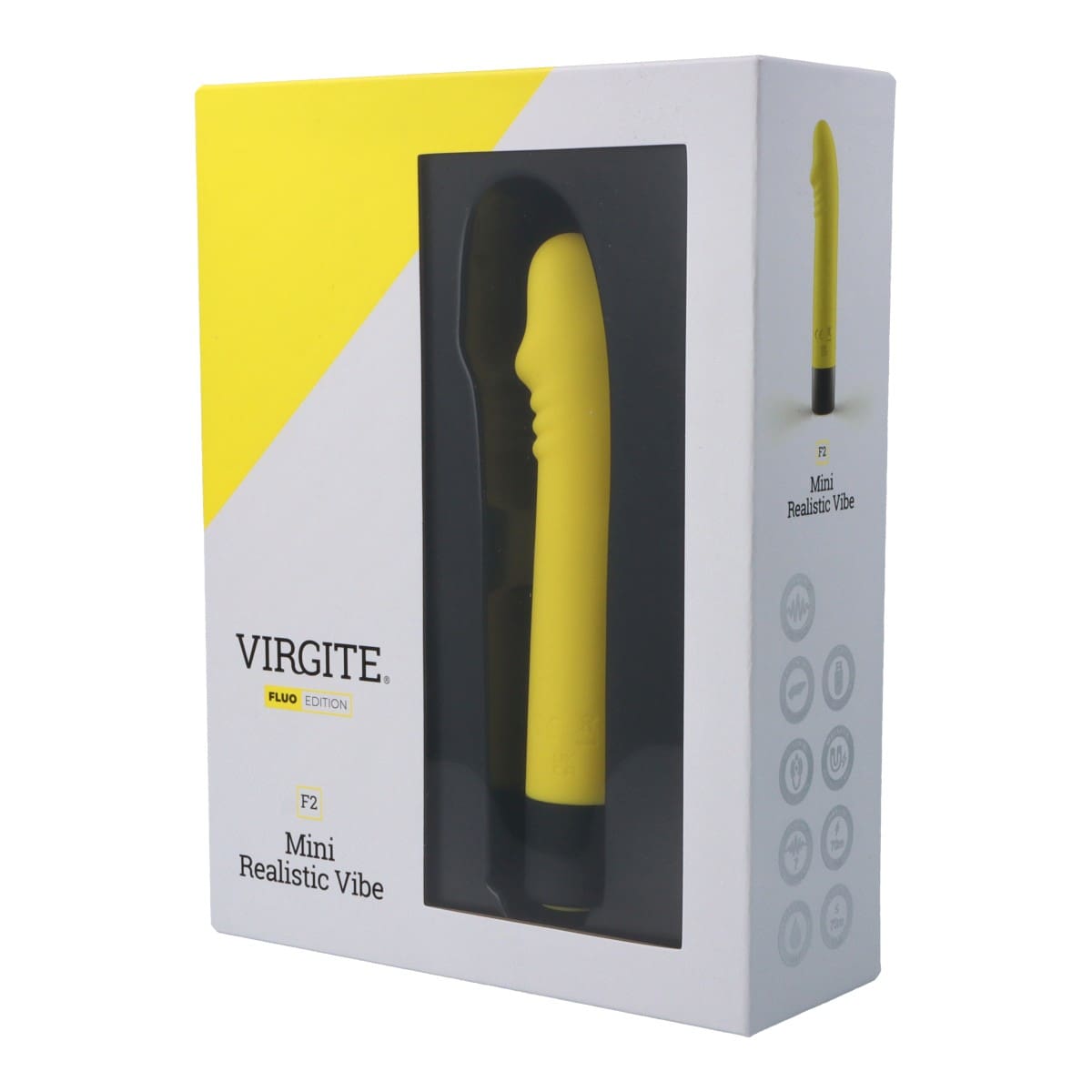 VIBRADOR F2 FLUO SILICONA RECARGABLE