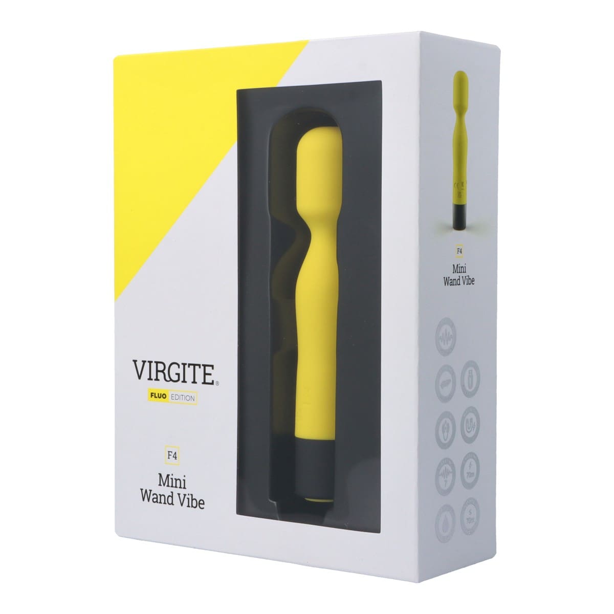 VIBRADOR F4 FLUO SILICONA RECARGABLE