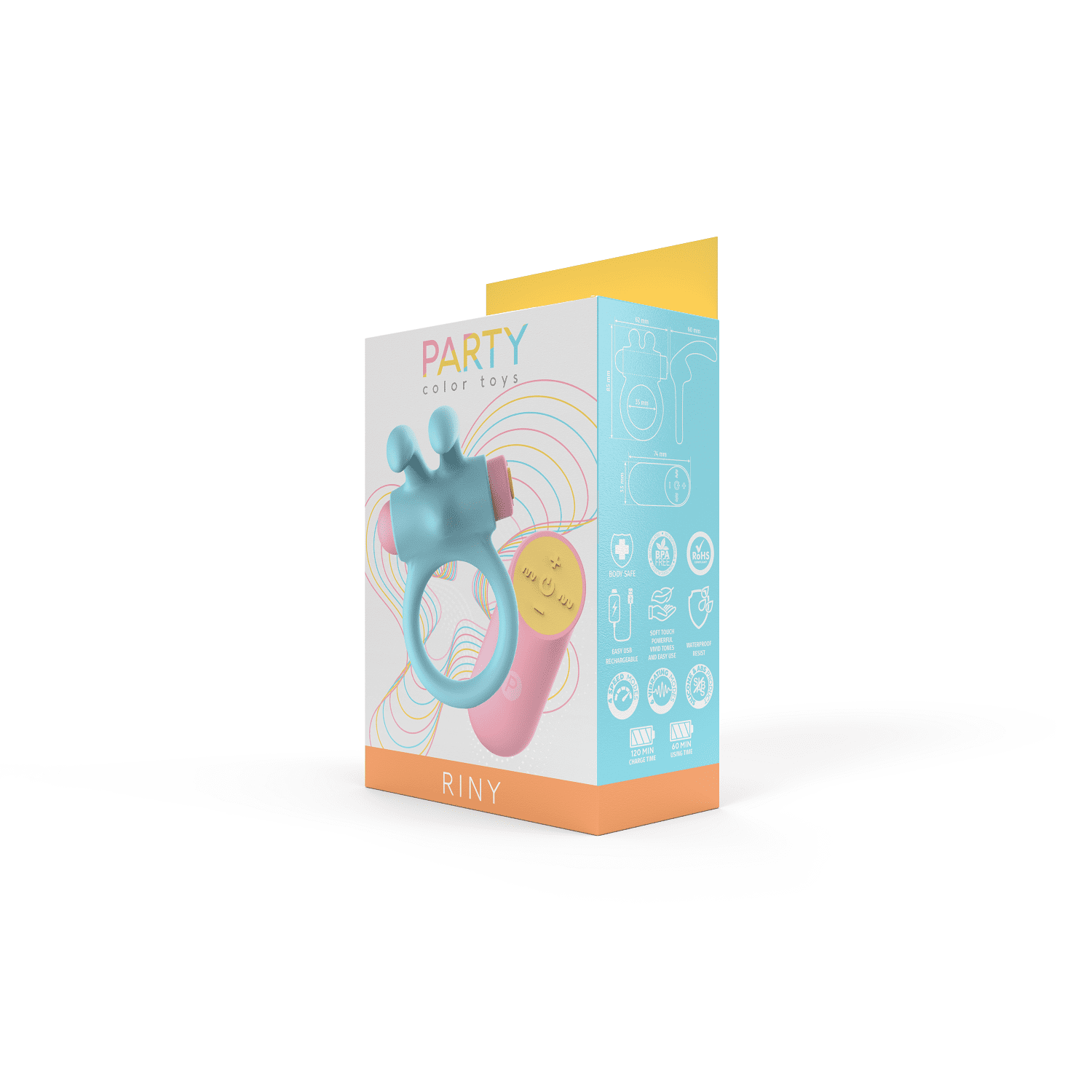 ANILLO VIBRADOR RINY CON MANDO SILICONA USB