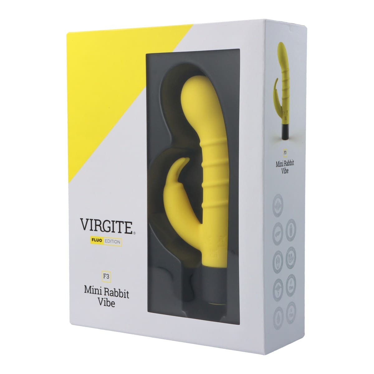 VIBRADOR F3 FLUO SILICONA RECARGABLE