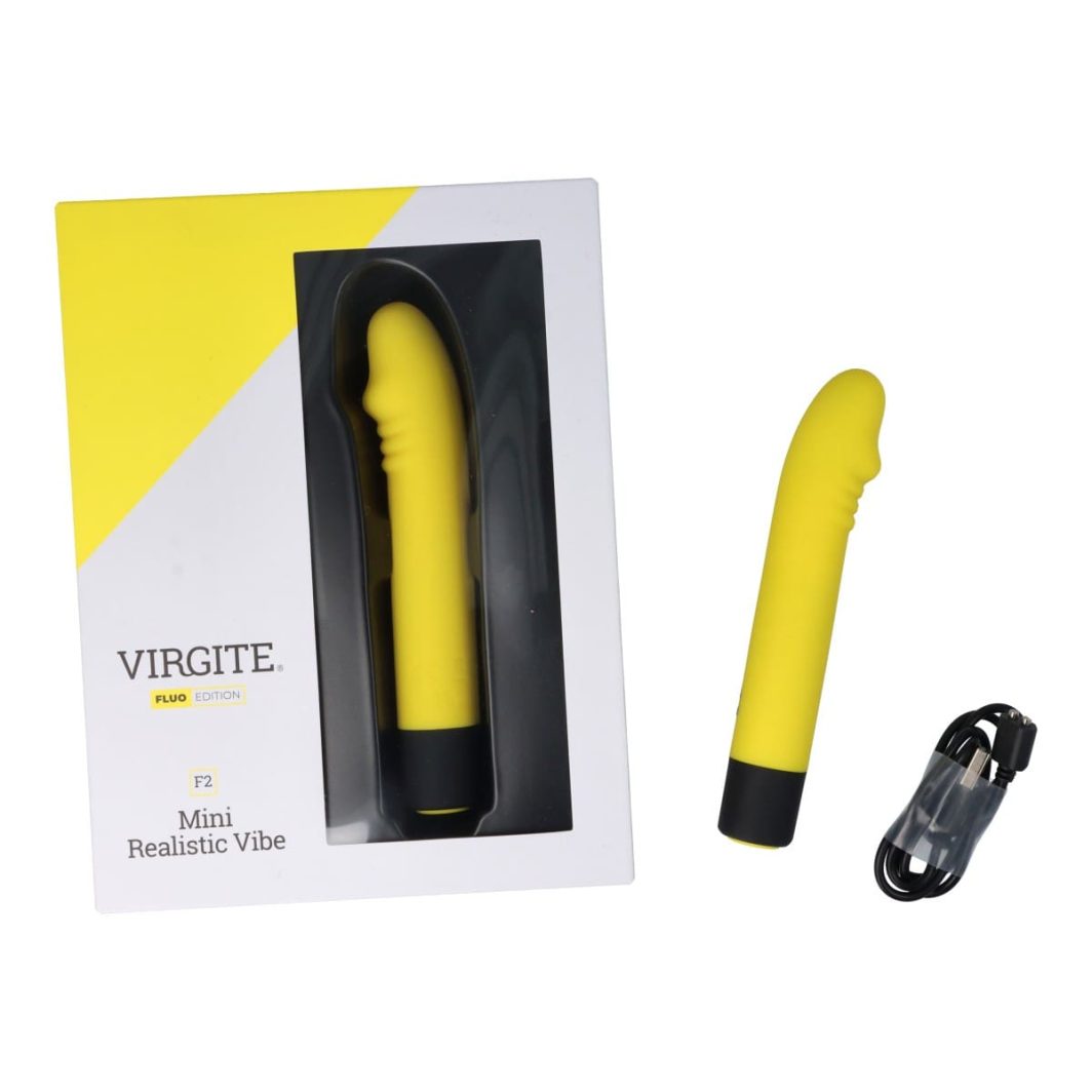 VIBRADOR F2 FLUO SILICONA RECARGABLE