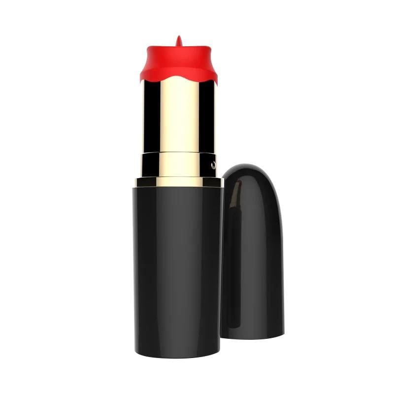 A-GUSTO ESTIMULADOR DE PINTALABIOS CON LENGUA ESTIMULADORA USB NEGRO