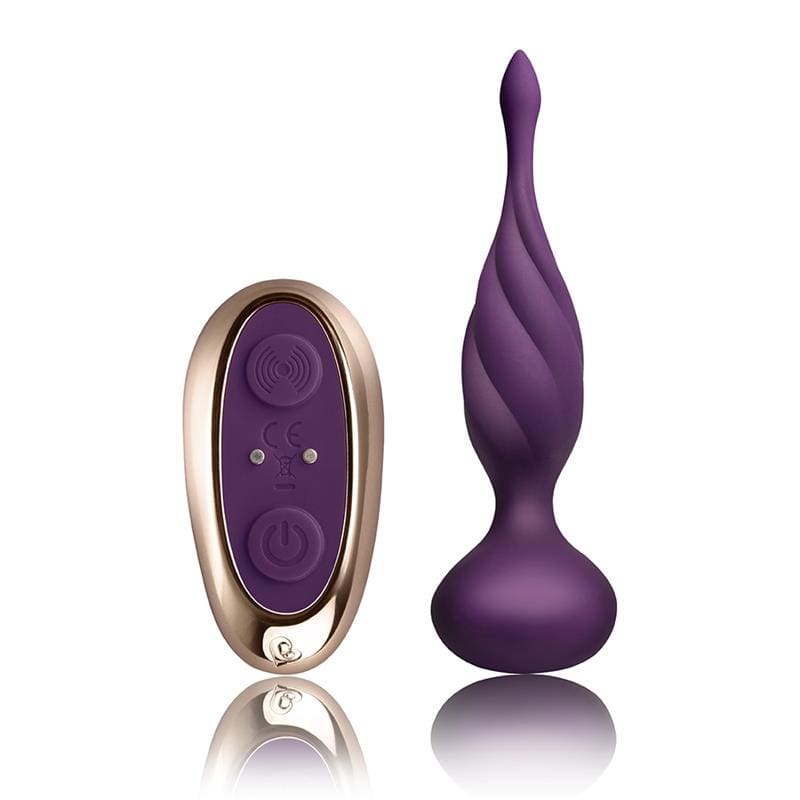 ROCKSOFF PLUG ANAL CON CONTROL REMOTO PETITE SENSATIONS DISCOVER PÚRPURA