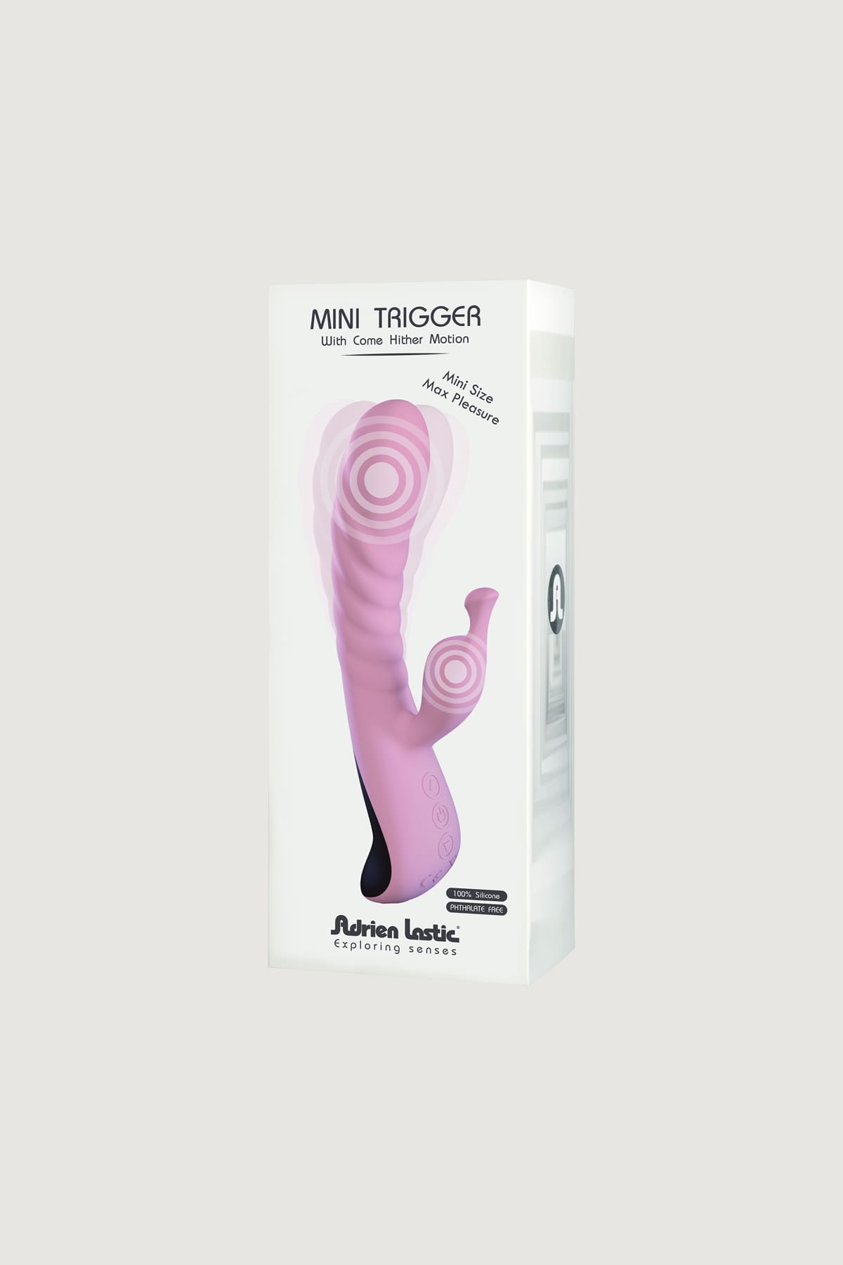 MINI TRIGGER VIBRADOR SILICONA - ROSA
