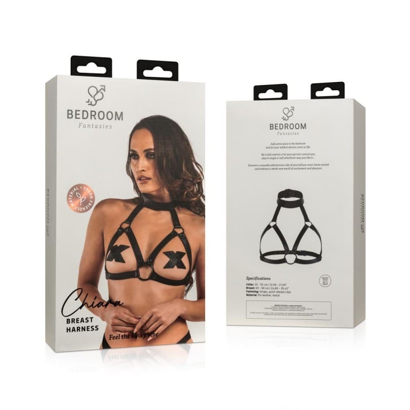 ARNÉS DE BONDAGE CHIARA - NEGRO