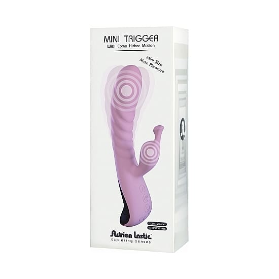 MINI TRIGGER VIBRADOR SILICONA - ROSA