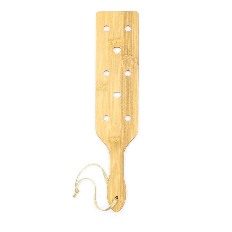 LATETOBED BDSM LINE PALA DE BAMBÚ CON CORAZONES 33 CM