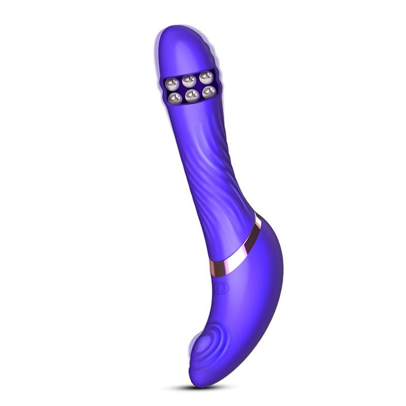 ACTION RAYDEN VIBRADOR CON PULSACIÓN Y BOLAS INTERNAS DESMONTABLE DOS POSICIONES