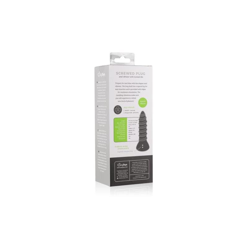 EASYTOYS PLUG ANAL ESTILO TORNILLO CON VIBRACIÓN PEQUEÑO - Imagen 8