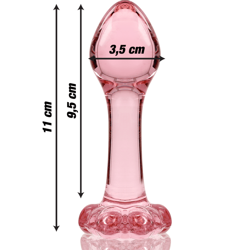 NEBULA SERIES BY IBIZA™ - MODELO 2 PLUG CRISTAL BOROSILICATO 11 X 3.5 CM - Imagen 7