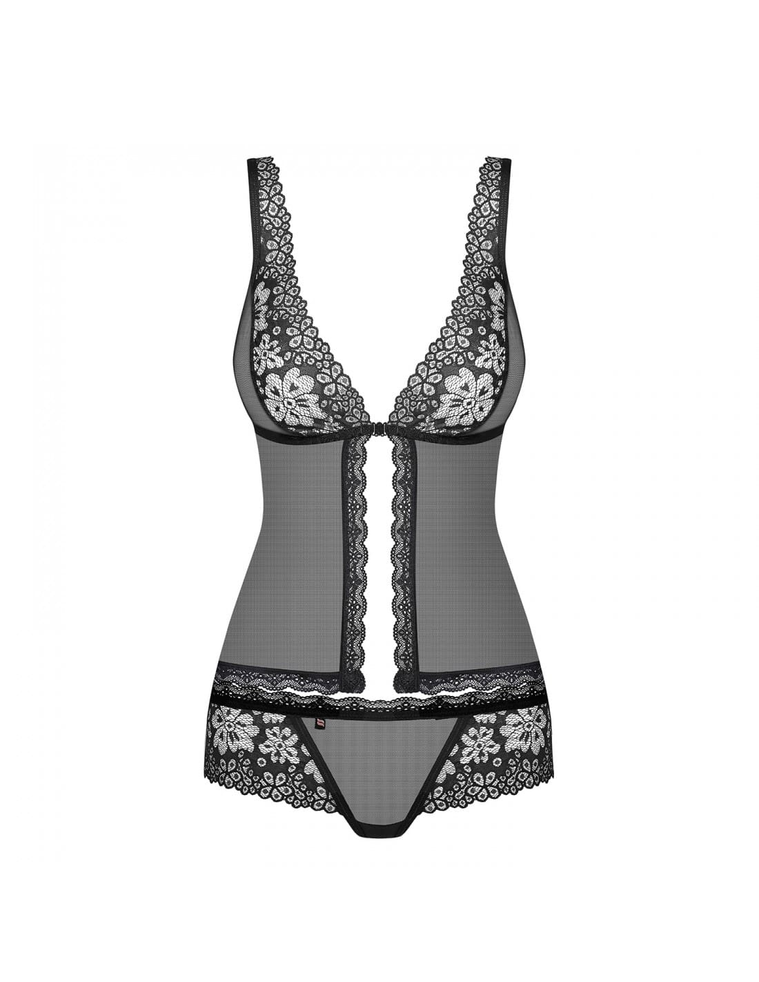 PICARDÍA Y BRAGUITA 856-BAB OBSESSIVE NEGRA L/XL