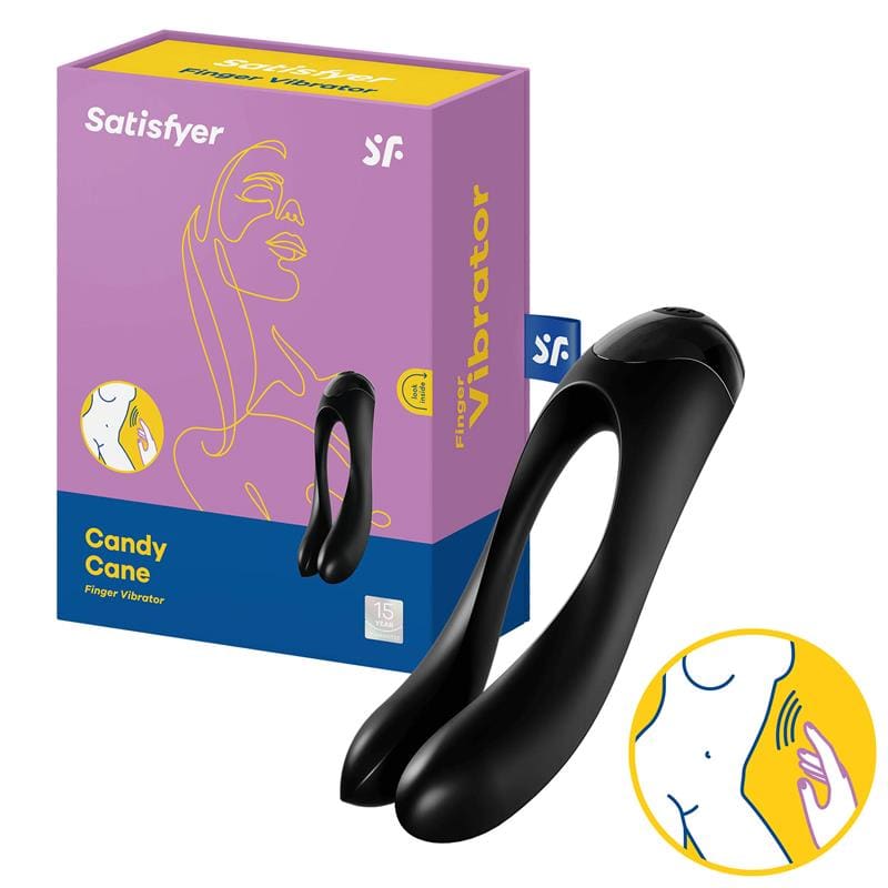 SATISFYER VIBRADOR CANDY CANE NEGRO