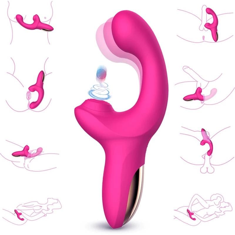 ACTION VOLSE VIBRADOR TRIPLE FUNCIÓN CON FINGER Y PULSACIÓN TAPPING