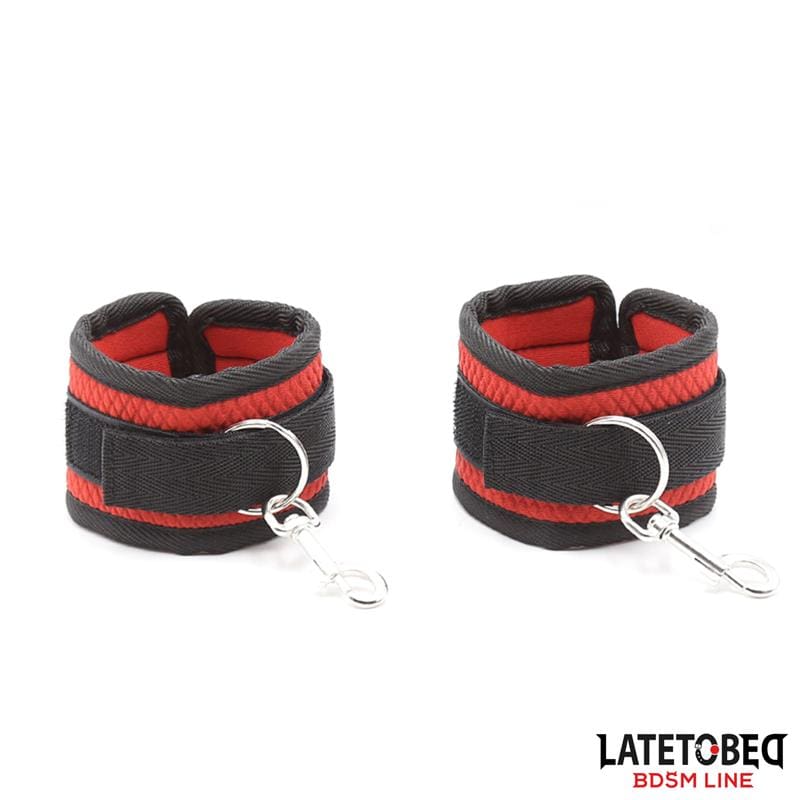 LATETOBED BDSM LINE RESTRICCIONES PARA LA CAMA CON ANTIFAZ ESPOSAS AJUSTABLES Y DESMONTABLES