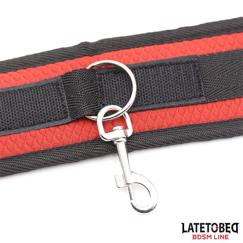 LATETOBED BDSM LINE RESTRICCIONES PARA LA CAMA CON ANTIFAZ ESPOSAS AJUSTABLES Y DESMONTABLES