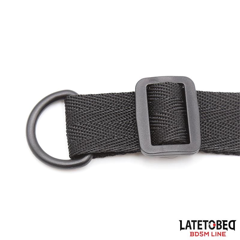LATETOBED BDSM LINE RESTRICCIONES PARA LA CAMA CON ANTIFAZ ESPOSAS AJUSTABLES Y DESMONTABLES