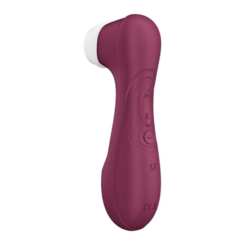 SATISFYER PRO 2 GEN 3 LIQUID AIR TECHNOLOGY SUCCIÓN Y VIBRACIÓN APP CONNECT WINE RED