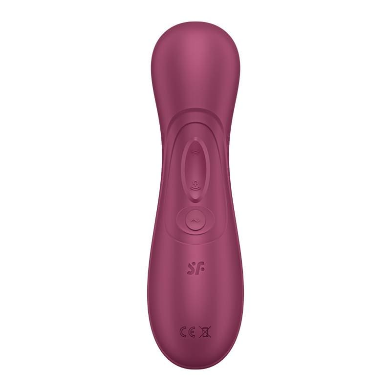 SATISFYER PRO 2 GEN 3 LIQUID AIR TECHNOLOGY SUCCIÓN Y VIBRACIÓN APP CONNECT WINE RED