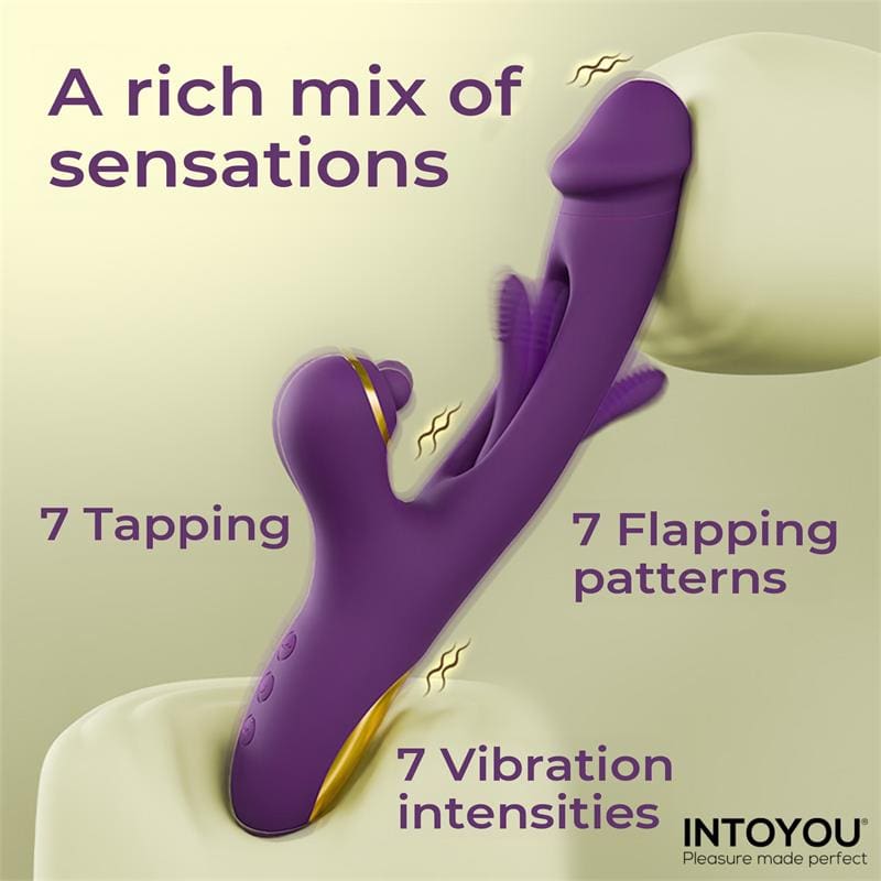 INTOYOU SITER VIBRADOR CON LENGUA MOVIMIENTO FLIPPING Y BOLA GOLPETEO