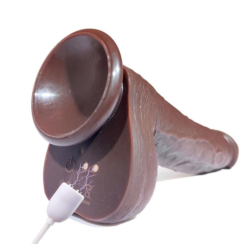 CENTAURO SEVERO DILDO REALISTA TURBO SHAKING THRUSTING, ROTACIÓN 360º CONTROL REMOTO EFECTO CALOR