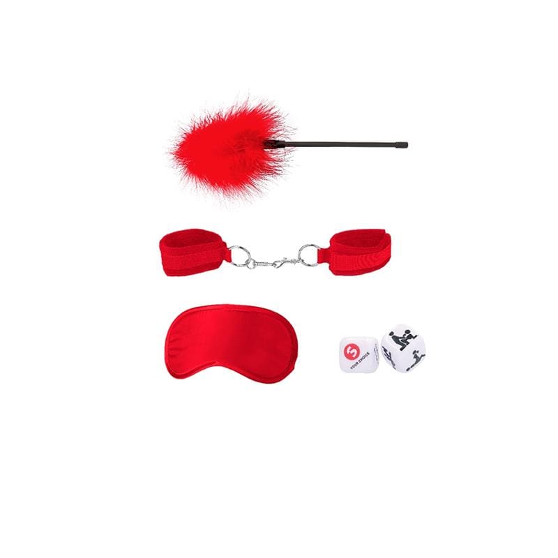 OUCH! KIT DE BONDAGE PARA PRINCIPIANTES N2 ROJO