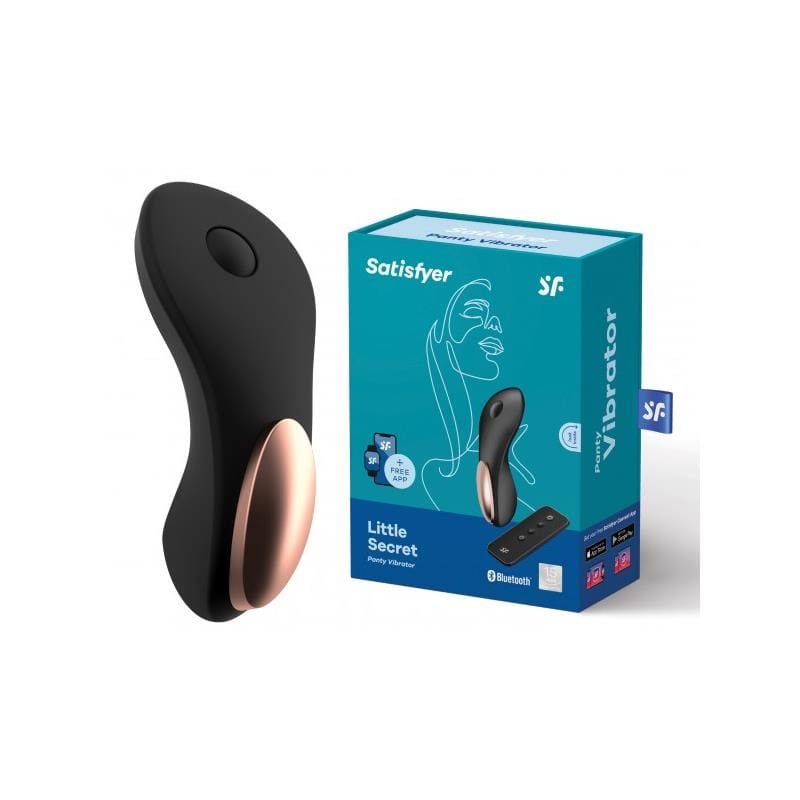 SATISFYER LITTLE SECRET PANTY ESTIMULADOR DE BRAGUITA CON CONTROL REMOTO Y APP