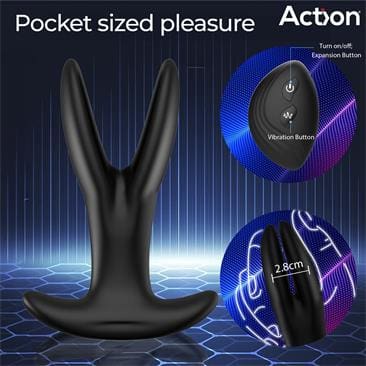 ACTION PINSY PLUG ANAL EXPANDIBLE CON CONTROL REMOTO