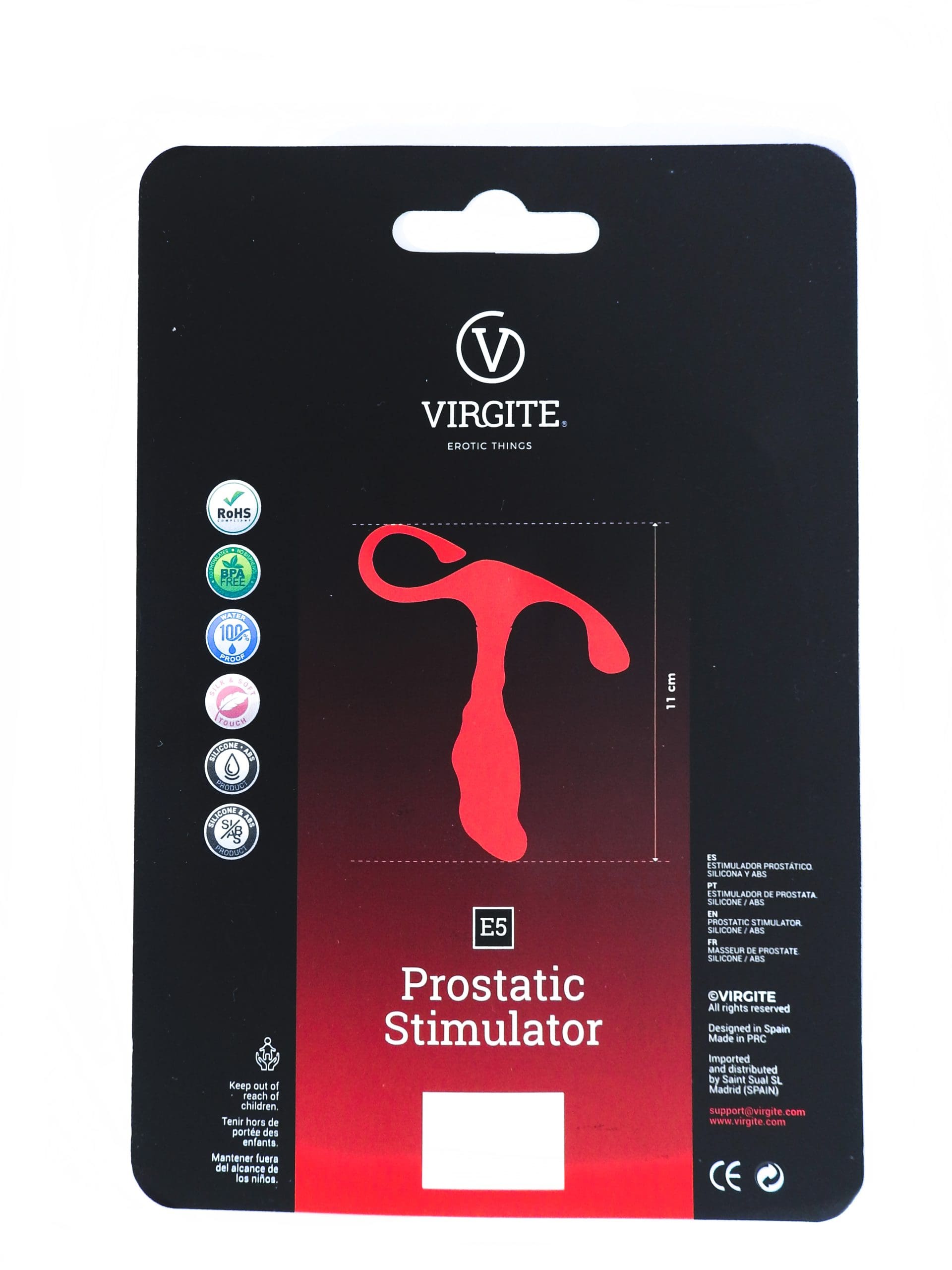 ESTIMULADOR PROSTÁTICO E5 NEGRO