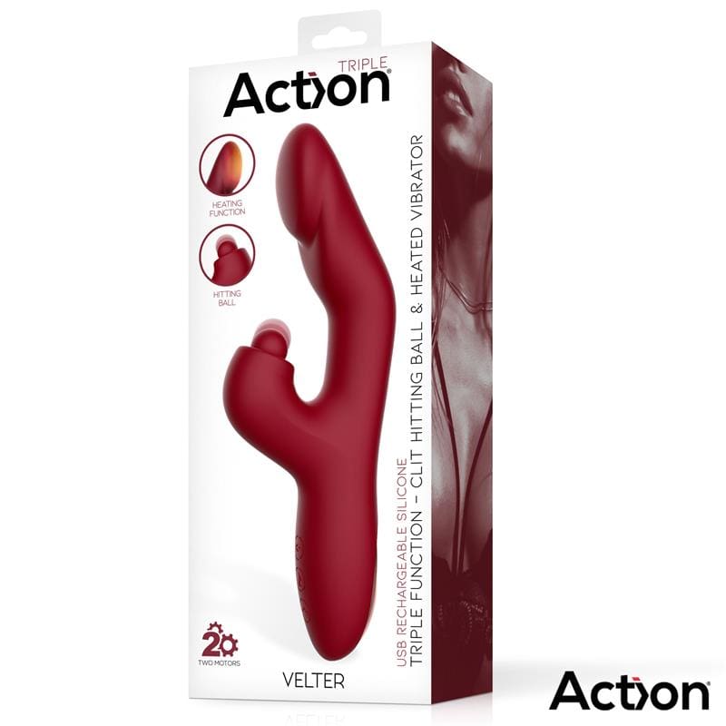 ACTION VELTER SOFT CLIT HITTING BALL CON VIBRACIÓN Y EFECTO CALOR