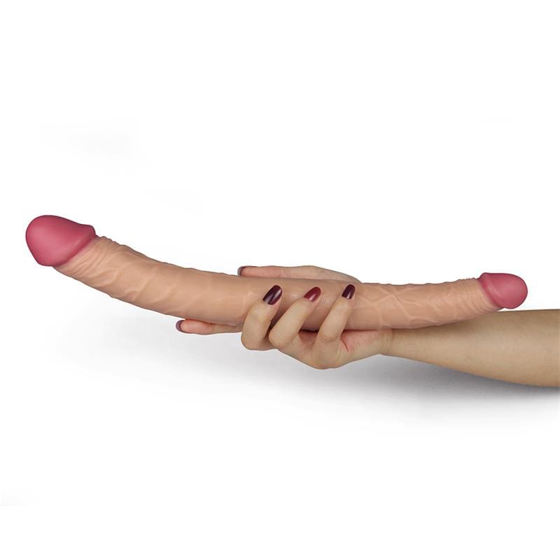 LOVETOY DILDO DOBLE LADYKILLER 14" NATURAL