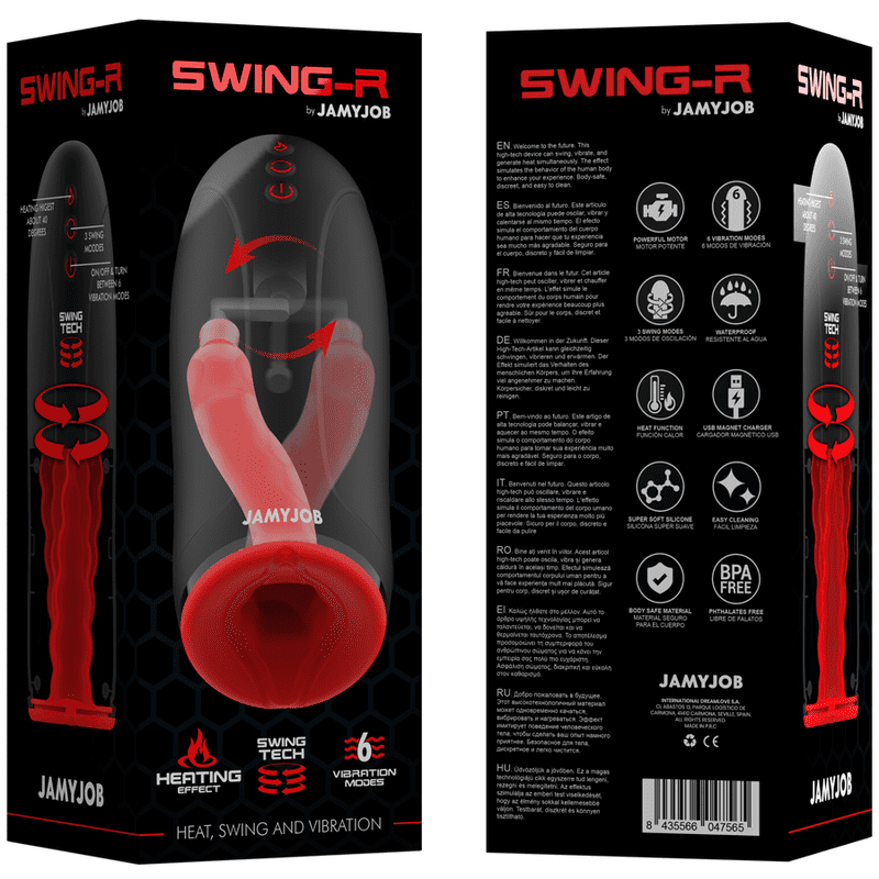 SWING-R MASTURBADOR DE CALOR, OSCILACIÓN Y VIBRACIÓN