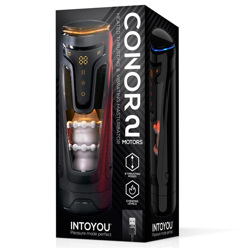 INTOYOU CONOR MASTURBADOR MASCULINO CON THRUSTING, VIBRACIÓN Y CALOR