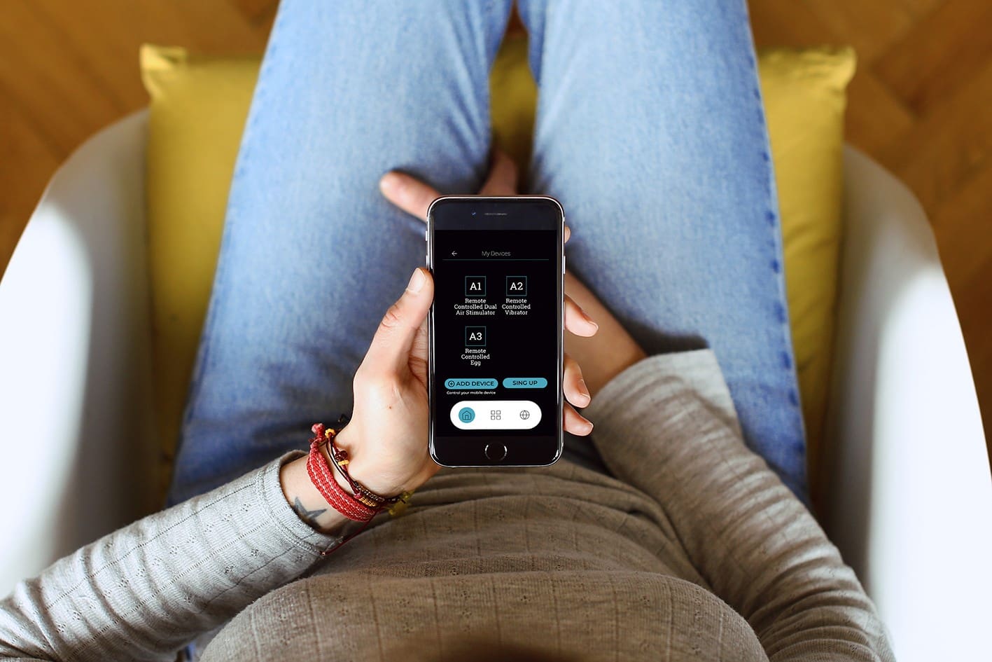 A2 REMOTE CONTROLLED VIBRATOR