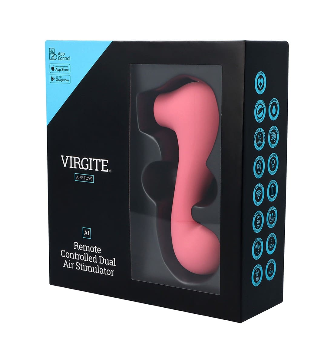 A1 REMOTE CONTROLLED DUAL AIR STIMULATOR