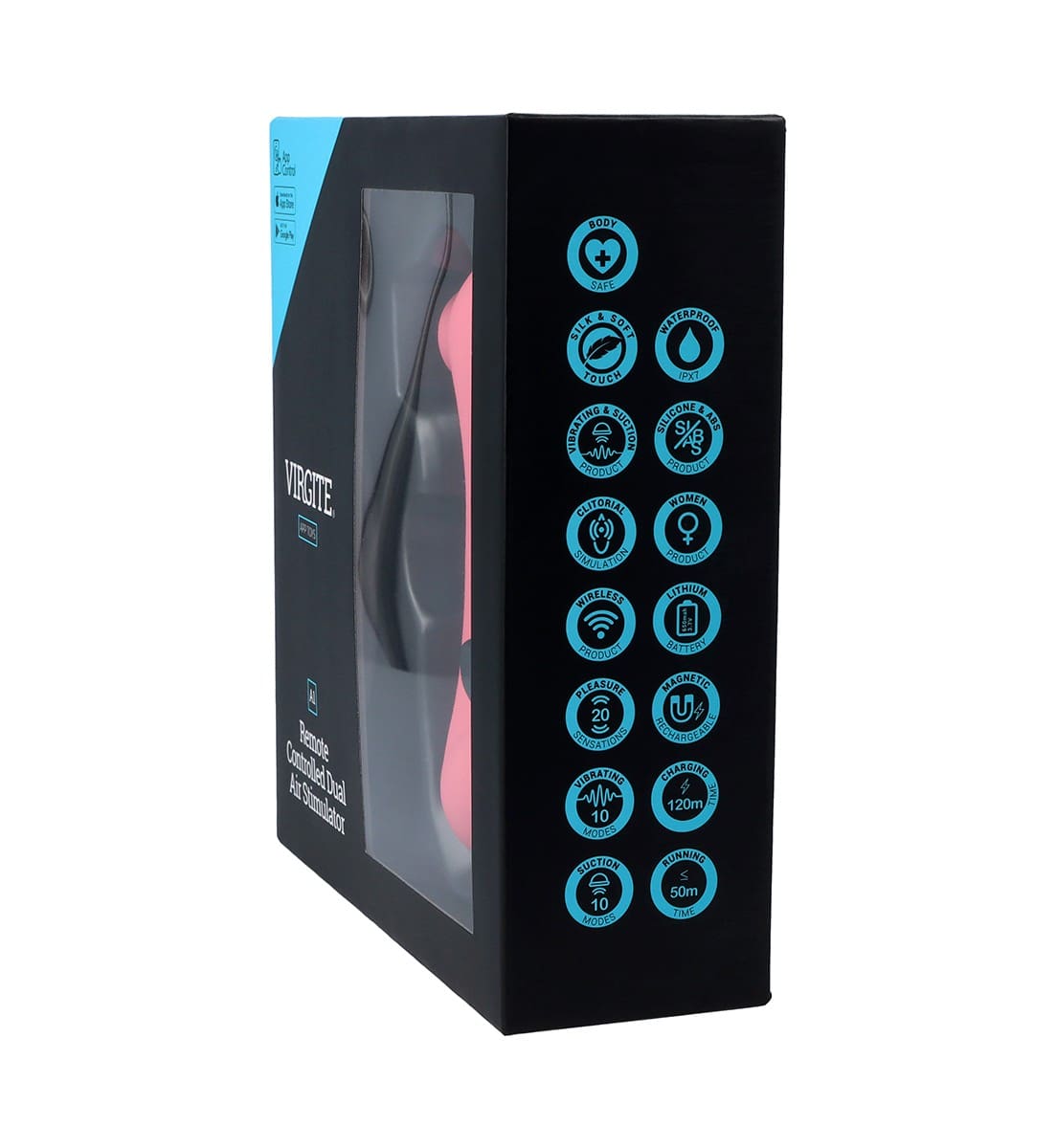 A1 REMOTE CONTROLLED DUAL AIR STIMULATOR