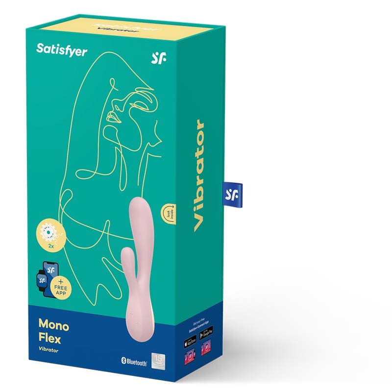 SATISFYER MONO FLEX VIBRADOR CON APP MAUVE
