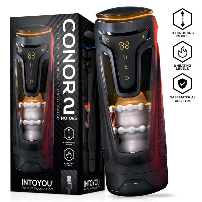 INTOYOU CONOR MASTURBADOR MASCULINO CON THRUSTING, VIBRACIÓN Y CALOR