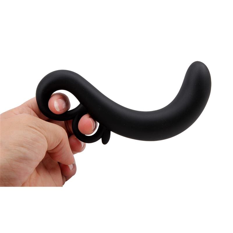 CHISA ESTIMULADOR PUNTO G TWO-FINGER SILICONA NEGRO