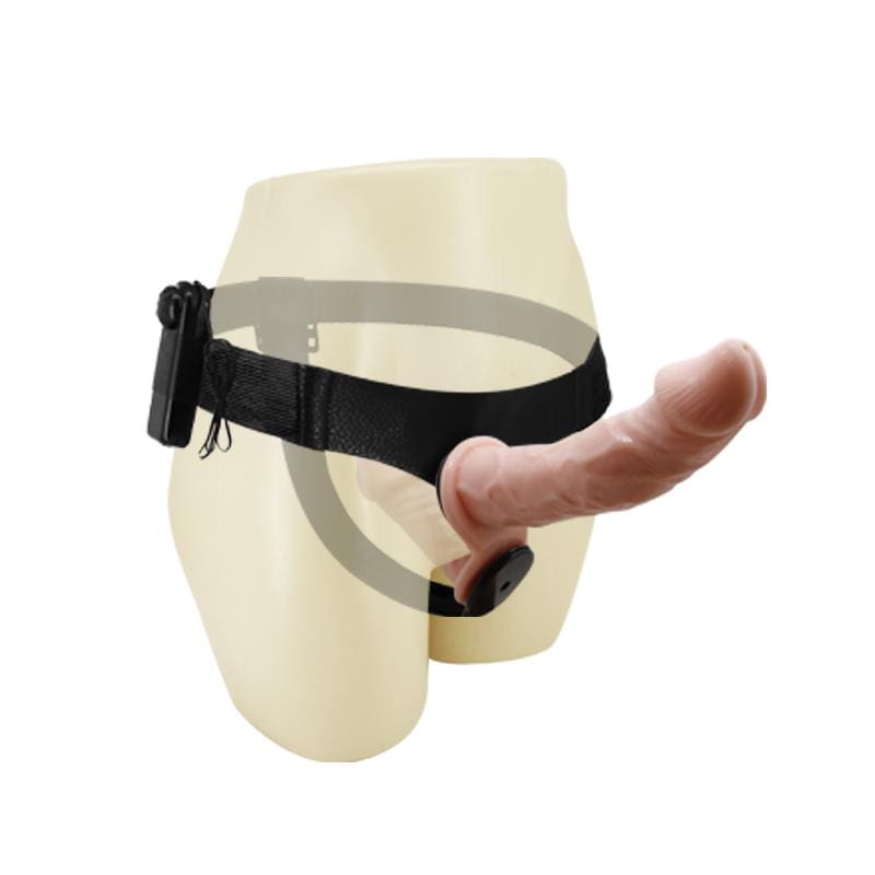 BAILE ARNÉS DILDO DOBLE CON VIBRACIÓN NATURAL
