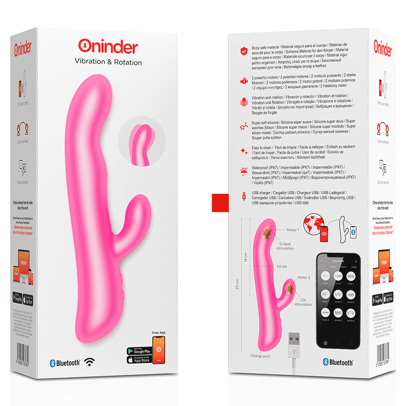 ONINDER - OSLO VIBRACIÓN Y ROTACIÓN ROSA - APP GRATUITA