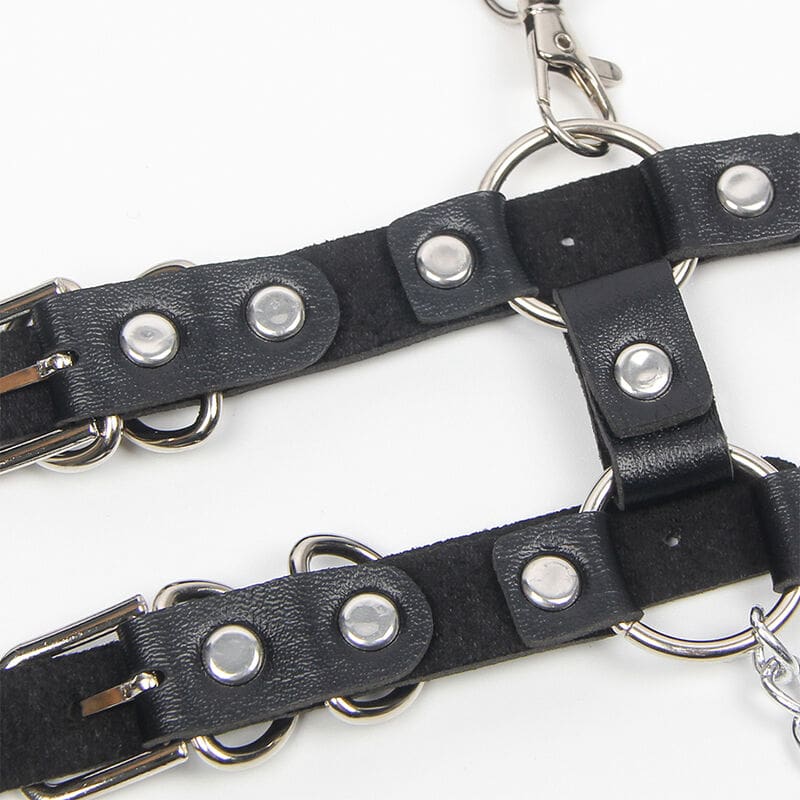 SUBBLIME - ARNÉS CON TIRANTAS DETALLE CADENAS TALLA ÚNICA - Imagen 5