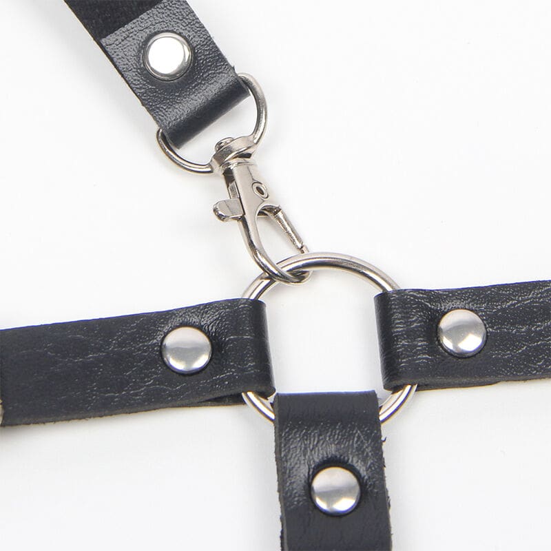 SUBBLIME - ARNÉS CON TIRANTAS DETALLE CADENAS TALLA ÚNICA - Imagen 4
