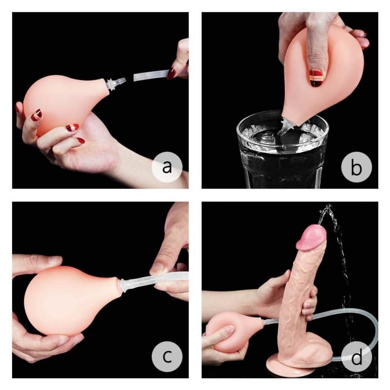 SQUIRT EXTREME DILDO EYACULADOR 28X4,4 CM