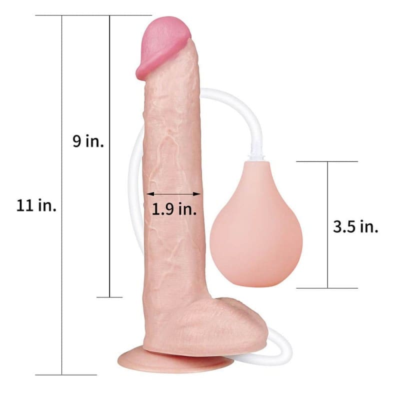 SQUIRT EXTREME DILDO EYACULADOR 28X4,4 CM