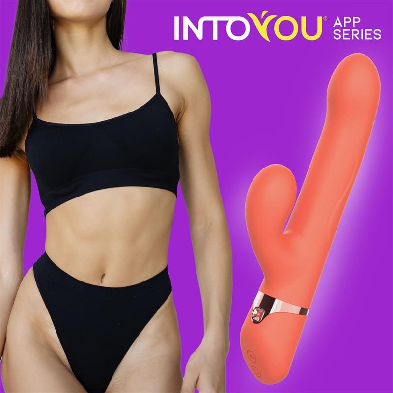 INTOYOU APP SERIES MINDY VIBRADOR CON ANILLO DE BOLAS UP AND DOWN, FINGER Y PULSACIÓN CON APP