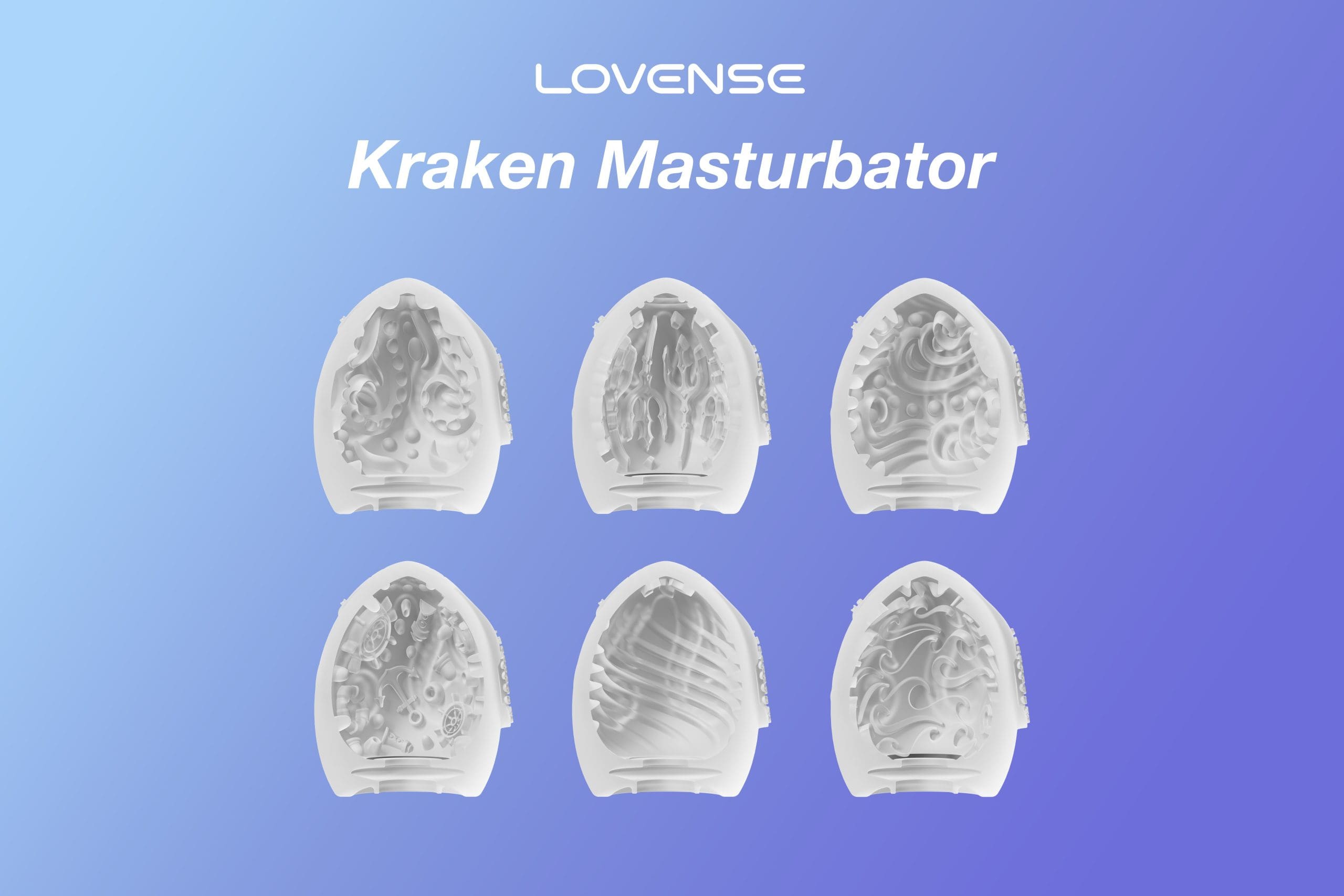 LOVENSE KRAKEN MASTURBADOR MASCULINO PACK 6 UDS