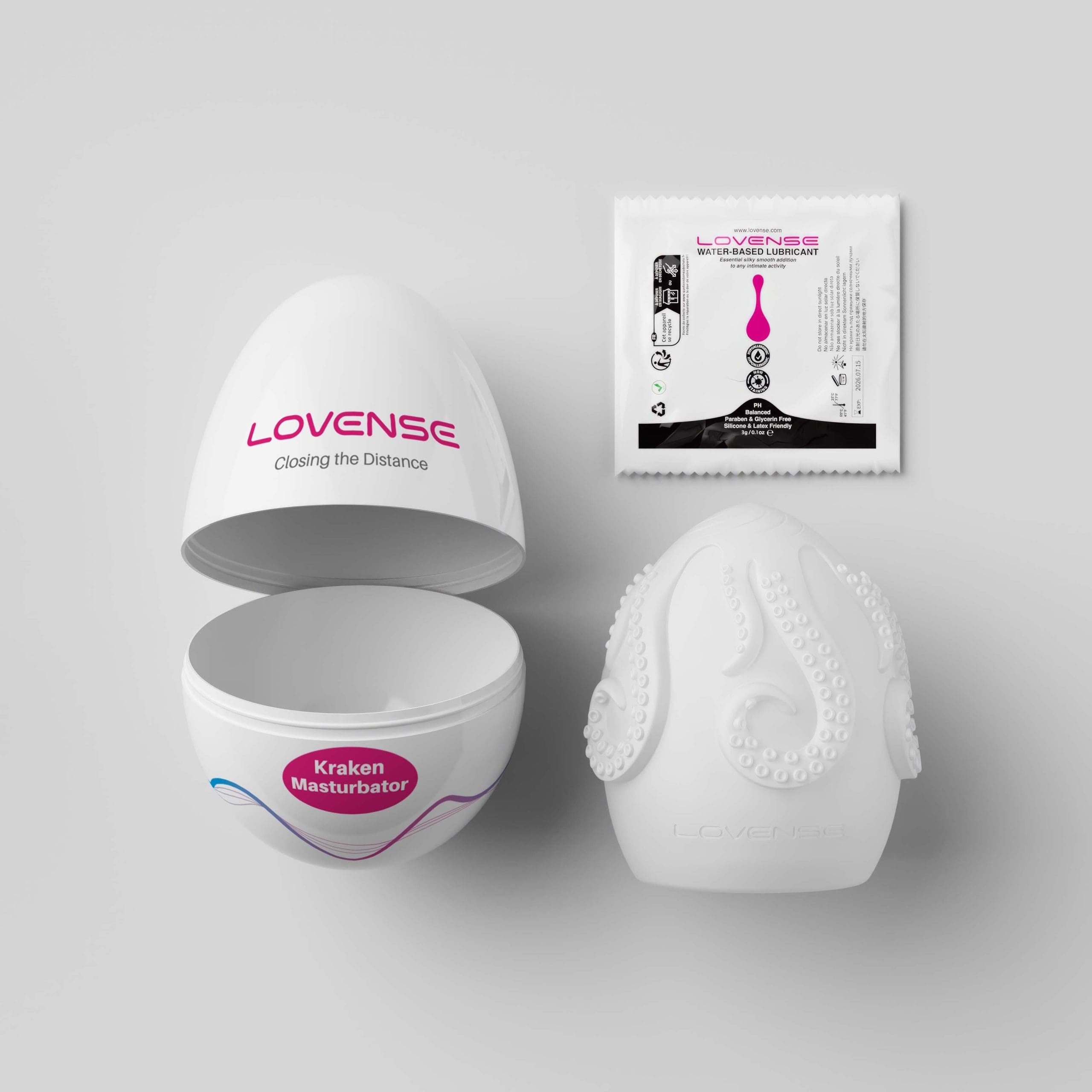 LOVENSE KRAKEN MASTURBADOR MASCULINO PACK 6 UDS