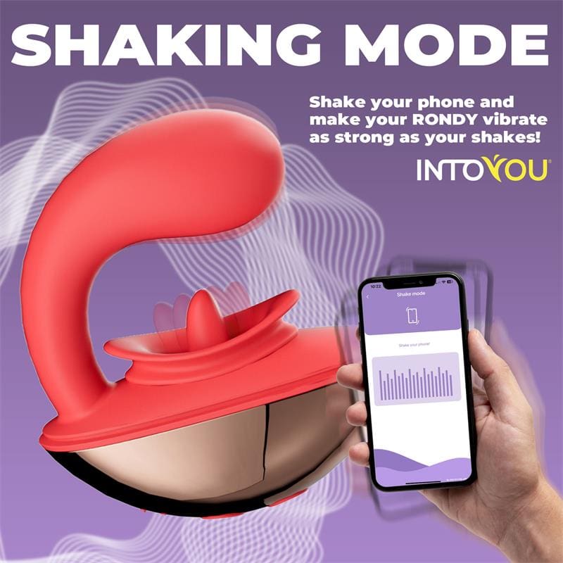 INTOYOU APP SERIES Rondy Estimulador con Vibración y Lengua con App