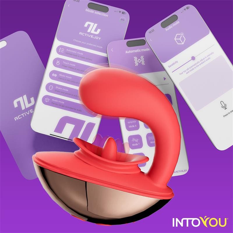 INTOYOU APP SERIES Rondy Estimulador con Vibración y Lengua con App - Imagen 14
